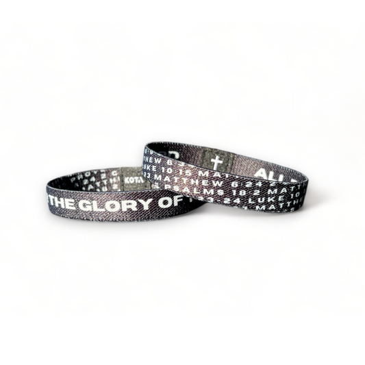 ALL FOR THE GLORY OF THE LORD - Reversible Wristband